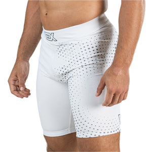 MIRAGE (WHITE) COMPRESSION MMA SHORTS