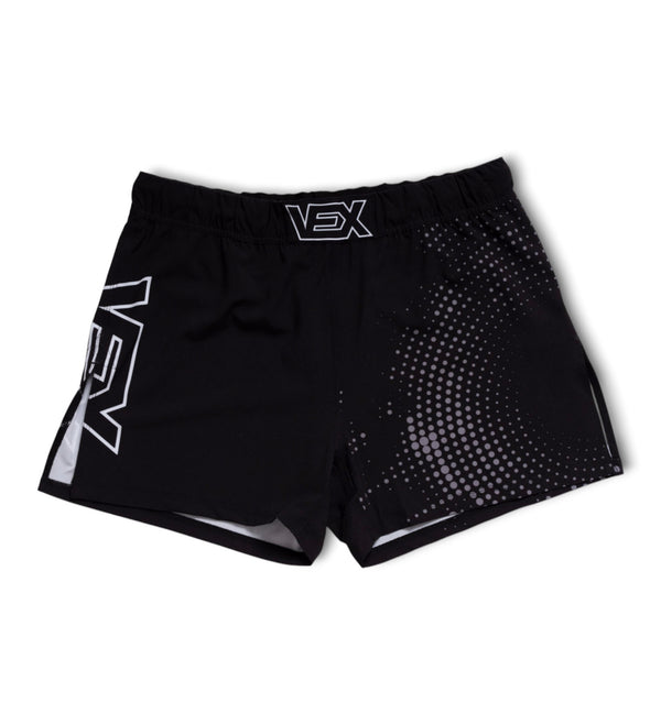 MIRAGE (BLACK) HYBRID MMA SHORTS