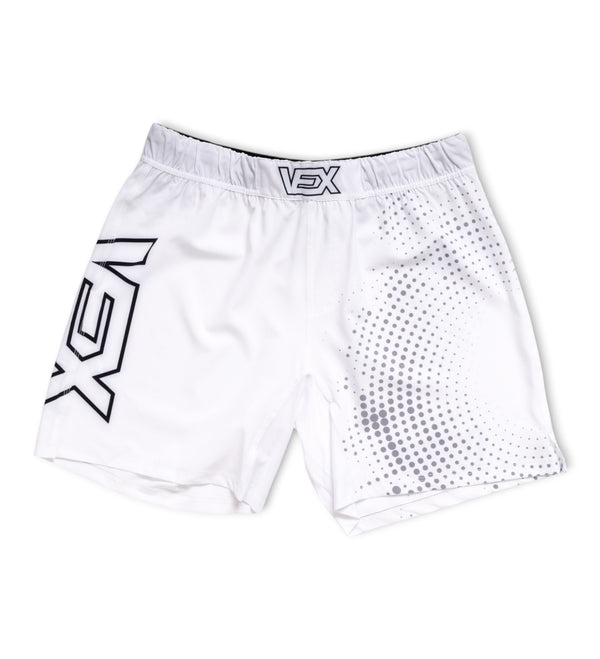MIRAGE (WHITE) MMA SHORTS