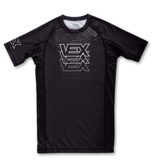 MIRAGE (BLACK) SHORT SLEEVE RASH GUARD