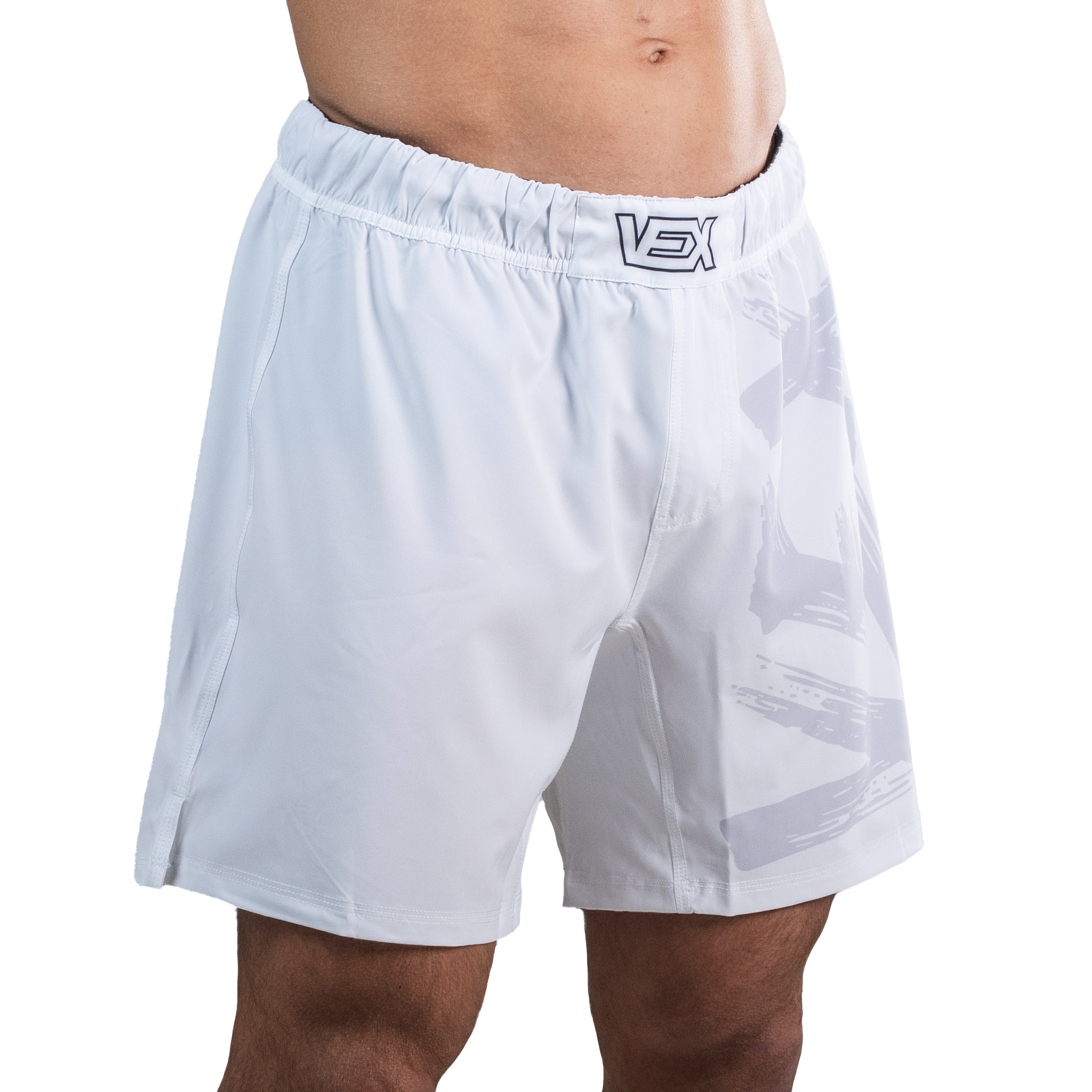 APEX SERIES (WHITE) MMA SHORTS