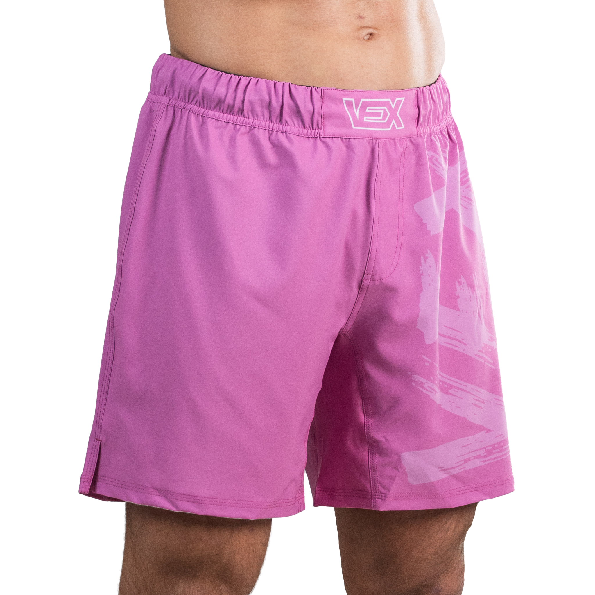 APEX SERIES (SALMON PINK) MMA SHORTS – VEX MMA - Main Image