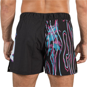 NEON WARP HYBRID MMA SHORTS