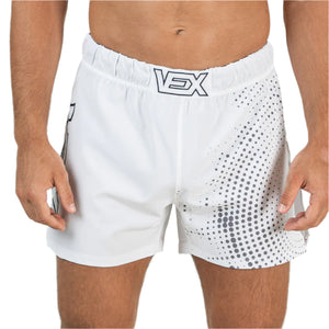 MIRAGE (WHITE) HYBRID MMA SHORTS