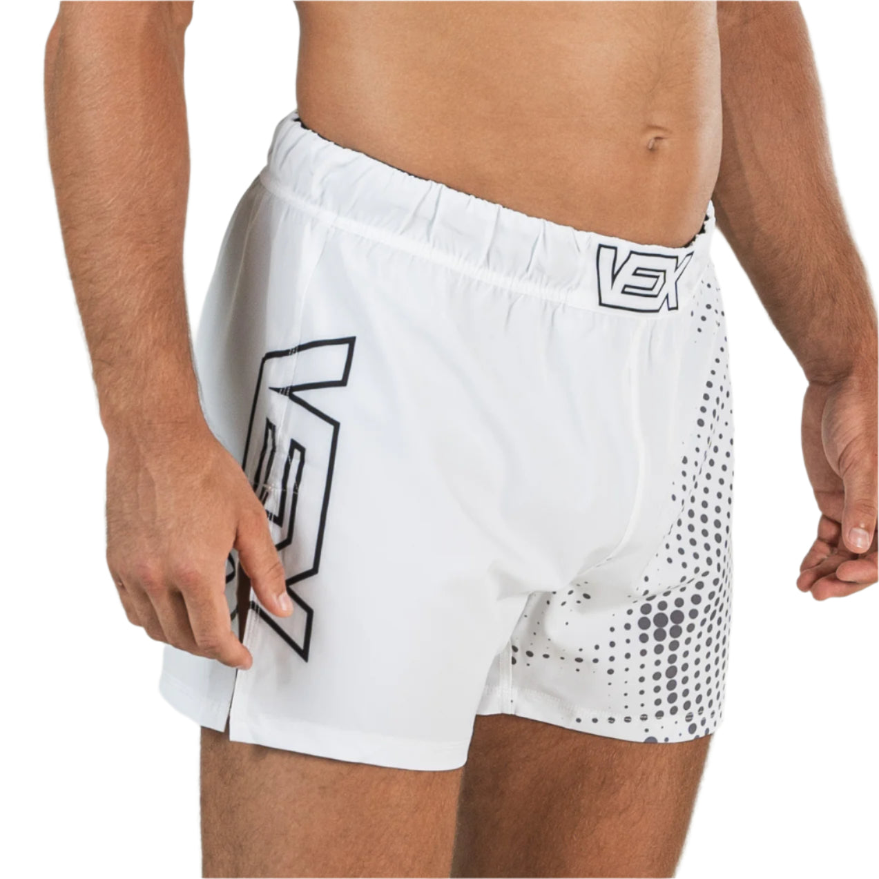 Mirage Hybrid MMA Shorts - White | VEX MMA