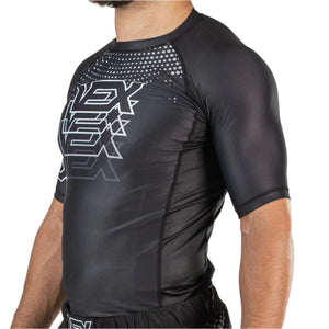 MIRAGE (BLACK) SHORT SLEEVE RASH GUARD