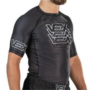 MIRAGE (BLACK) SHORT SLEEVE RASH GUARD