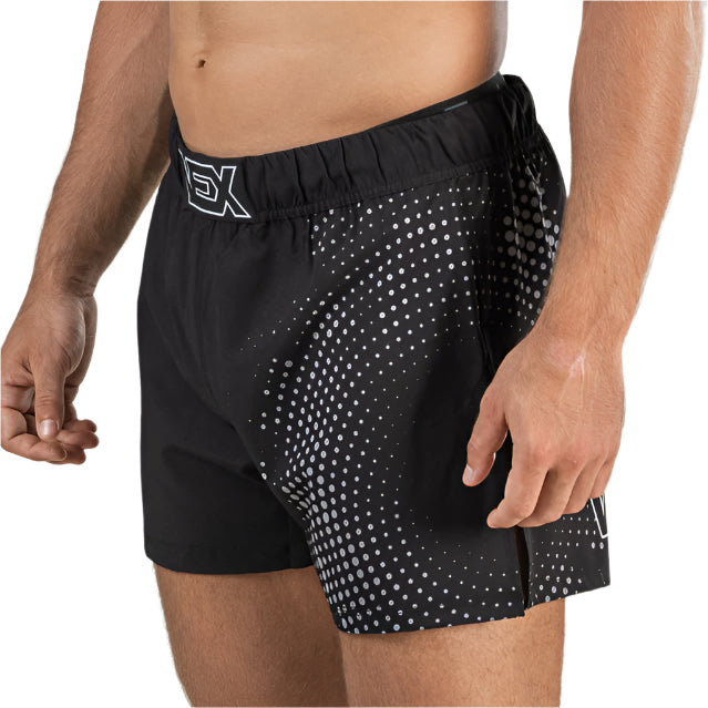 MIRAGE (BLACK) HYBRID MMA SHORTS