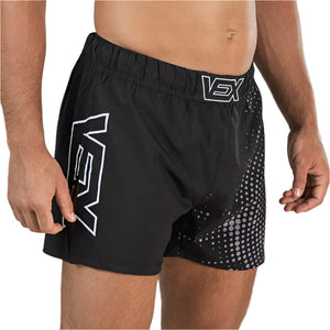 MIRAGE (BLACK) HYBRID MMA SHORTS