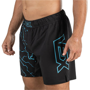 BLUE SHOCK MMA SHORTS