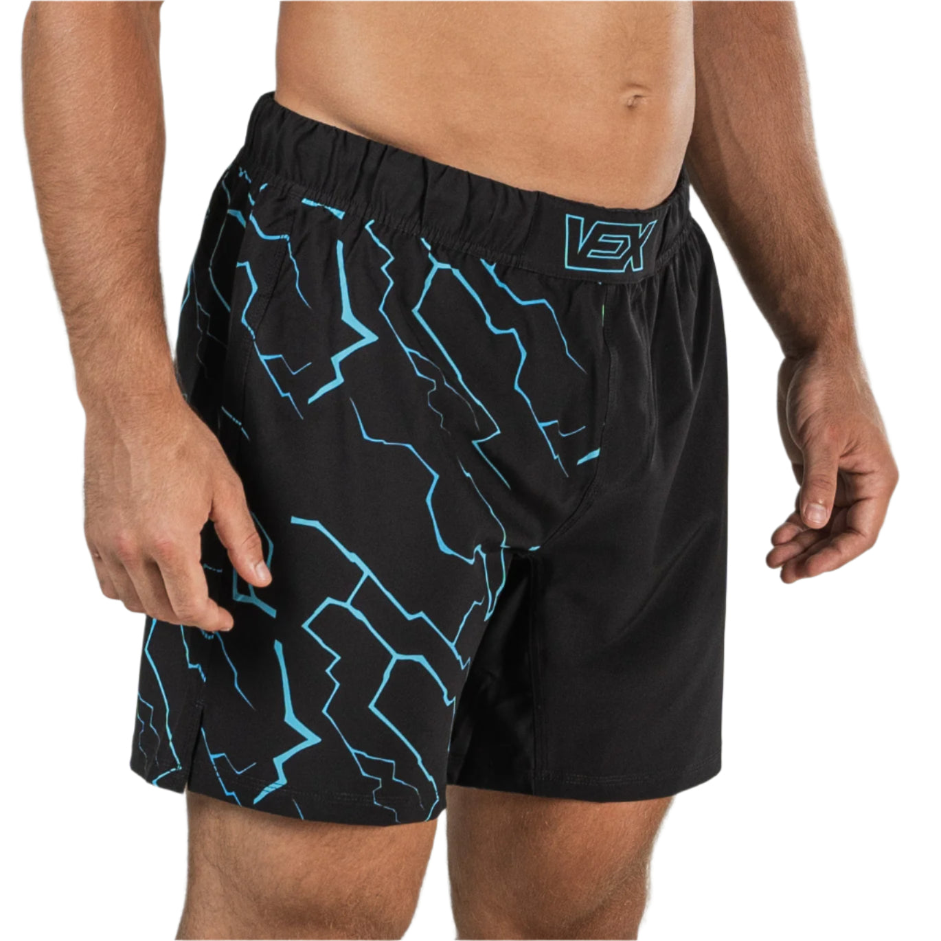 BLUE SHOCK MMA SHORTS