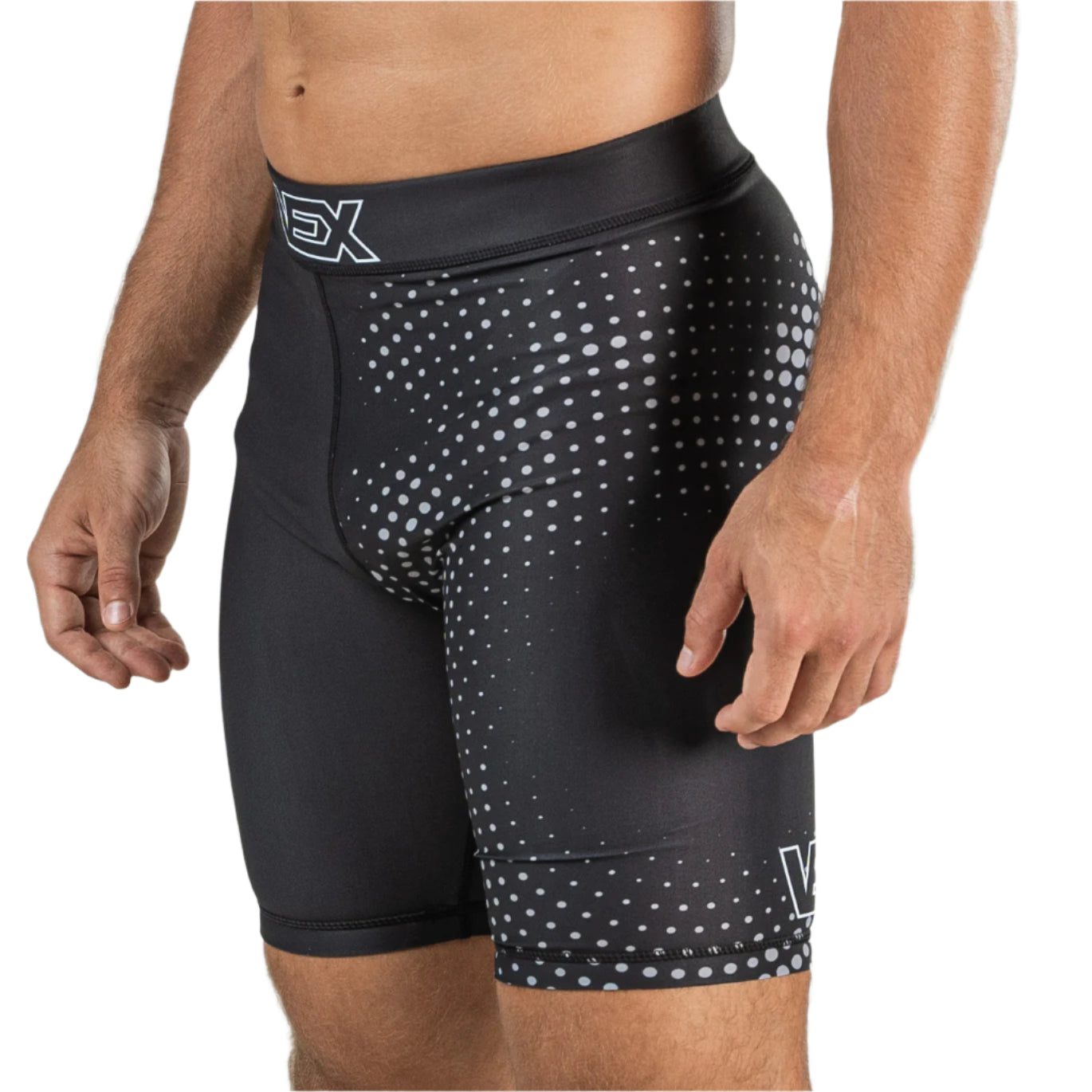 MIRAGE (BLACK) COMPRESSION MMA SHORTS