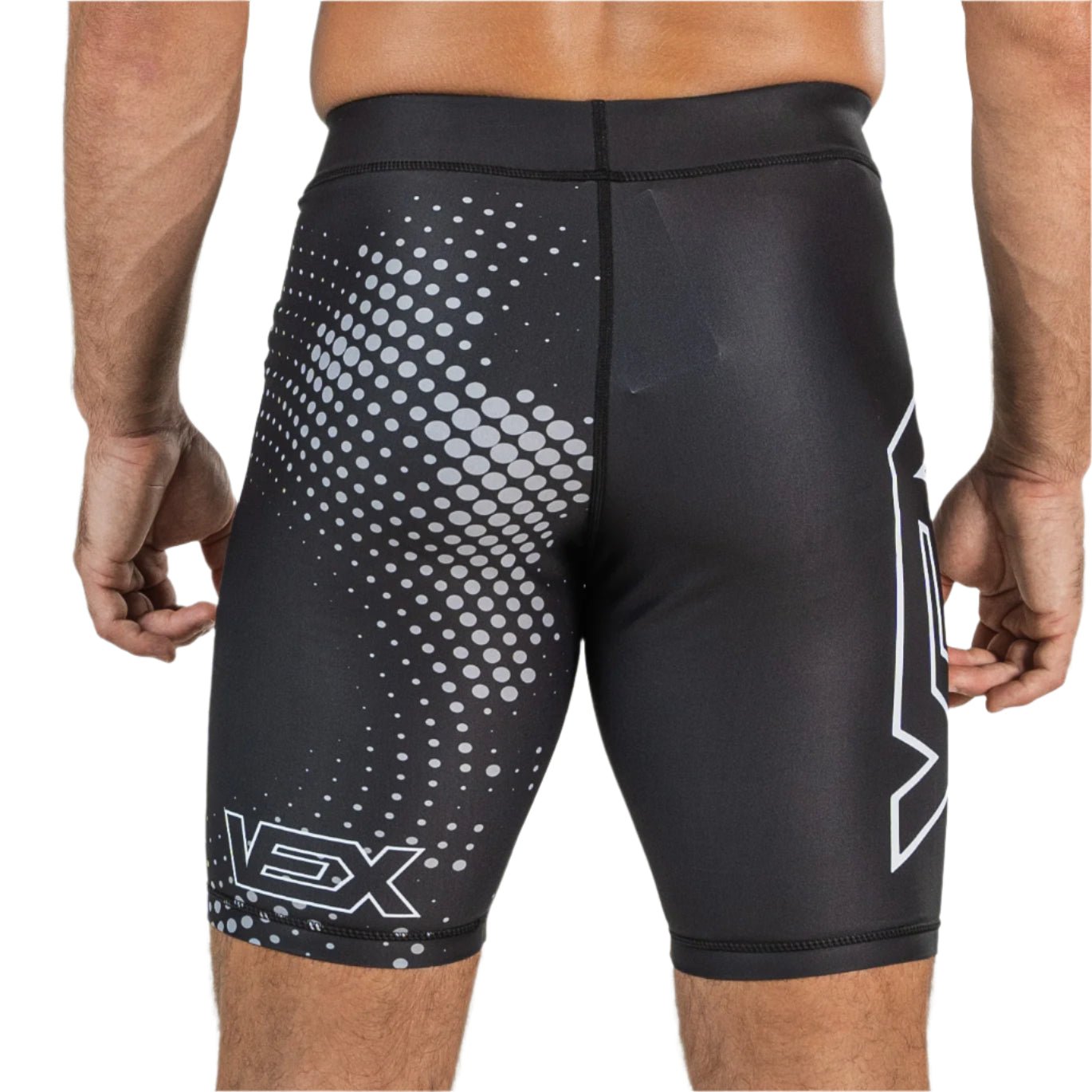MIRAGE (BLACK) COMPRESSION MMA SHORTS