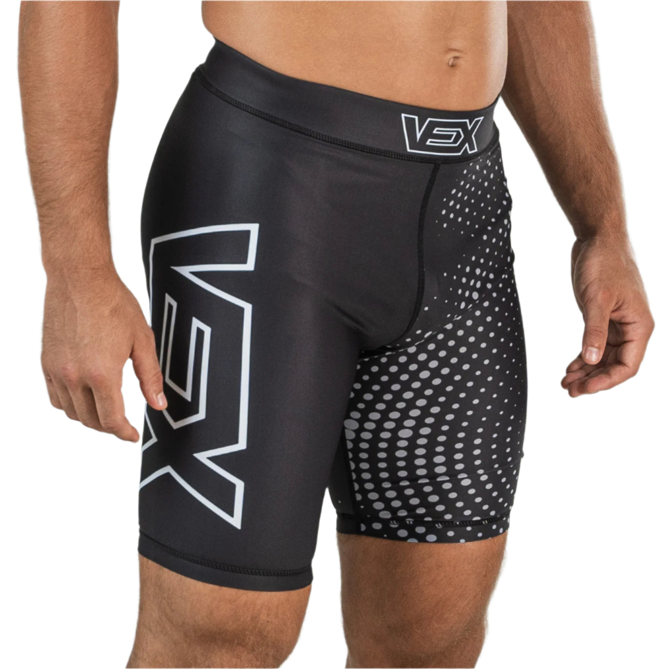 Mirage Compression MMA Shorts - Black | VEX MMA