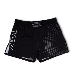 MIRAGE (BLACK) HYBRID MMA SHORTS