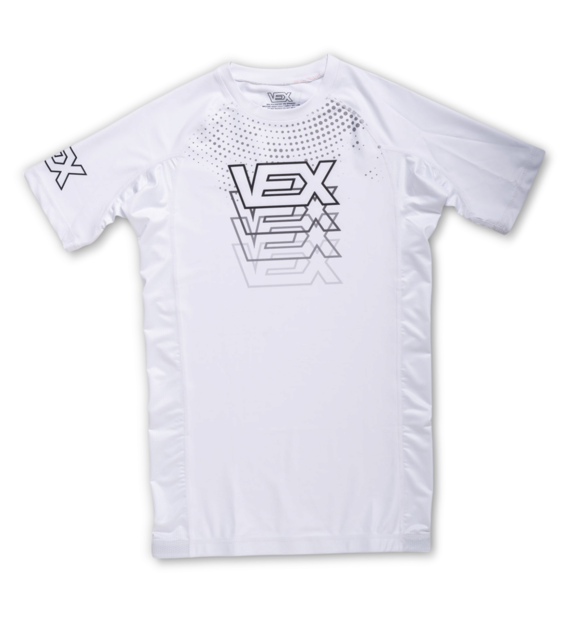 MIRAGE (WHITE) SHORT SLEEVE RASH GUARD