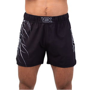 ABYSS SERIES Hybrid MMA Shorts worn by a model, front view