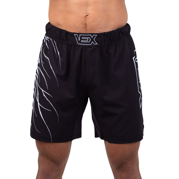 ABYSS SERIES MMA Shorts worn by a model, front view