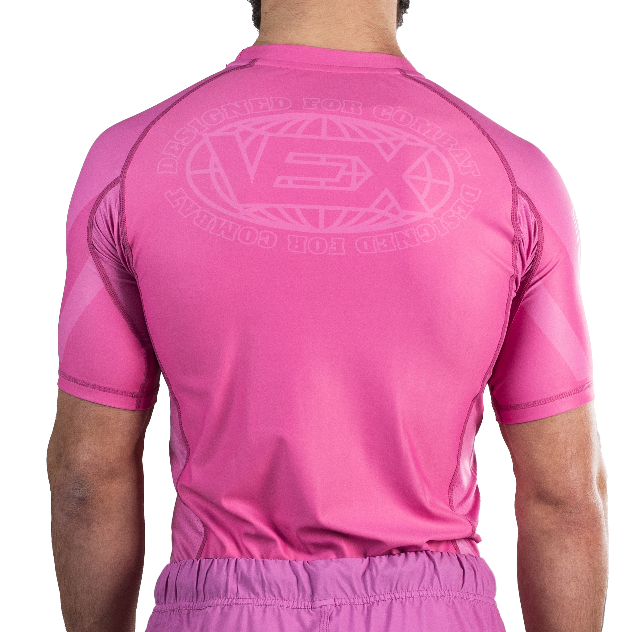 APEX SERIES (SALMON PINK) SHORT SLEEVE RASH GUARD