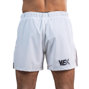 APEX SERIES (WHITE) HYBRID MMA SHORTS
