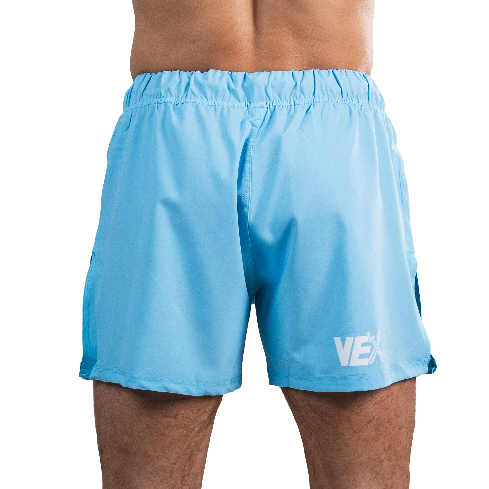 APEX SERIES (BABY BLUE) HYBRID MMA SHORTS