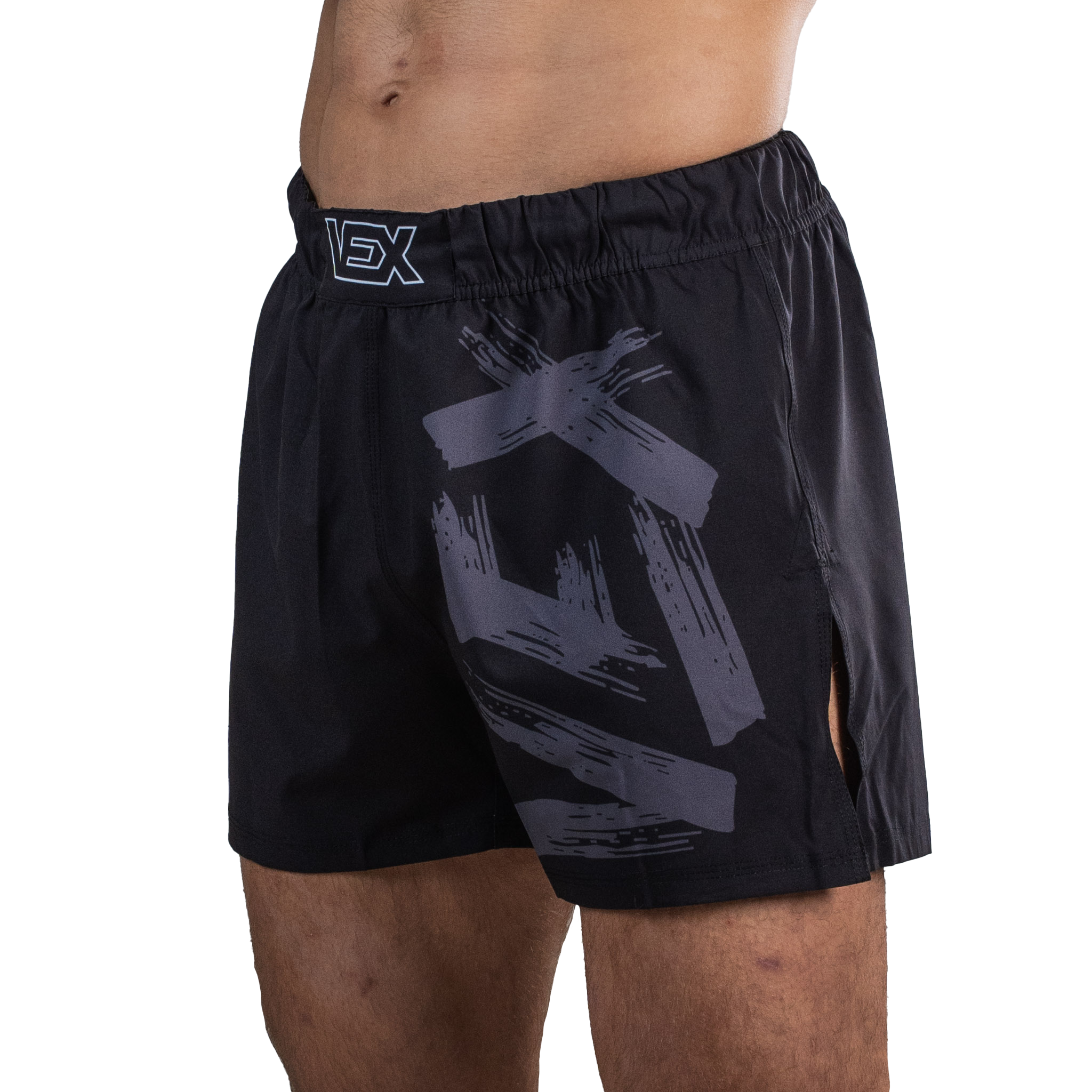 APEX SERIES (BLACK) HYBRID MMA SHORTS