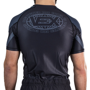 APEX SERIES (BLACK) SHORT SLEEVE RASH GUARD
