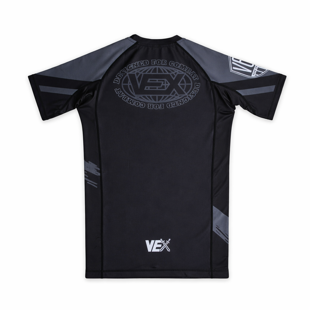 APEX SERIES (BLACK) SHORT SLEEVE RASH GUARD