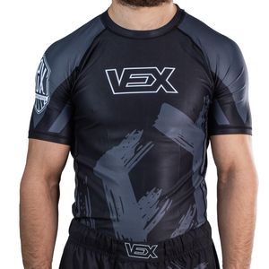 APEX SERIES (BLACK) SHORT SLEEVE RASH GUARD