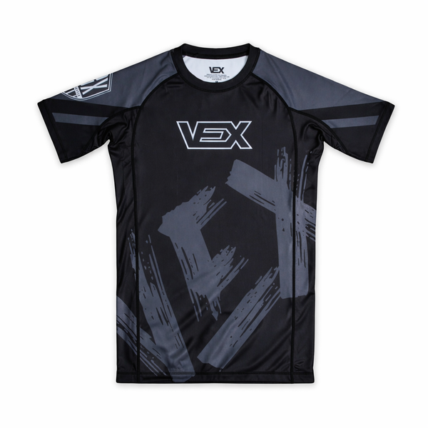 APEX SERIES (BLACK) SHORT SLEEVE RASH GUARD