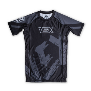 APEX SERIES (BLACK) SHORT SLEEVE RASH GUARD
