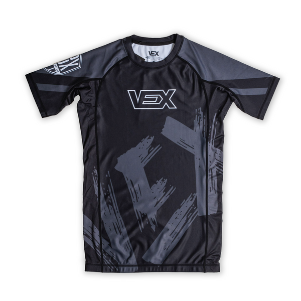 APEX SERIES (BLACK) SHORT SLEEVE RASH GUARD