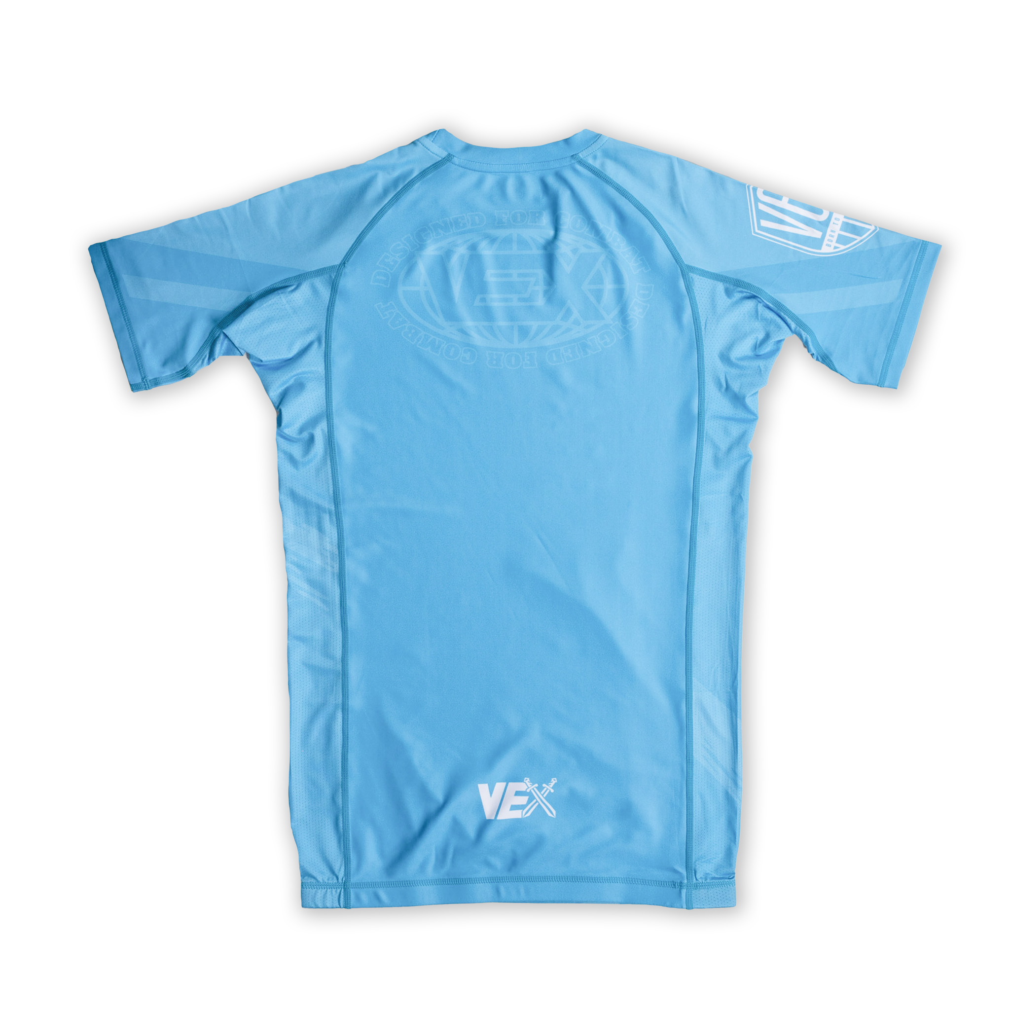 APEX SERIES (BABY BLUE) SHORT SLEEVE RASH GUARD