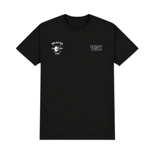 Front of black Kevin The Devoted Kophamel supporter t-shirt