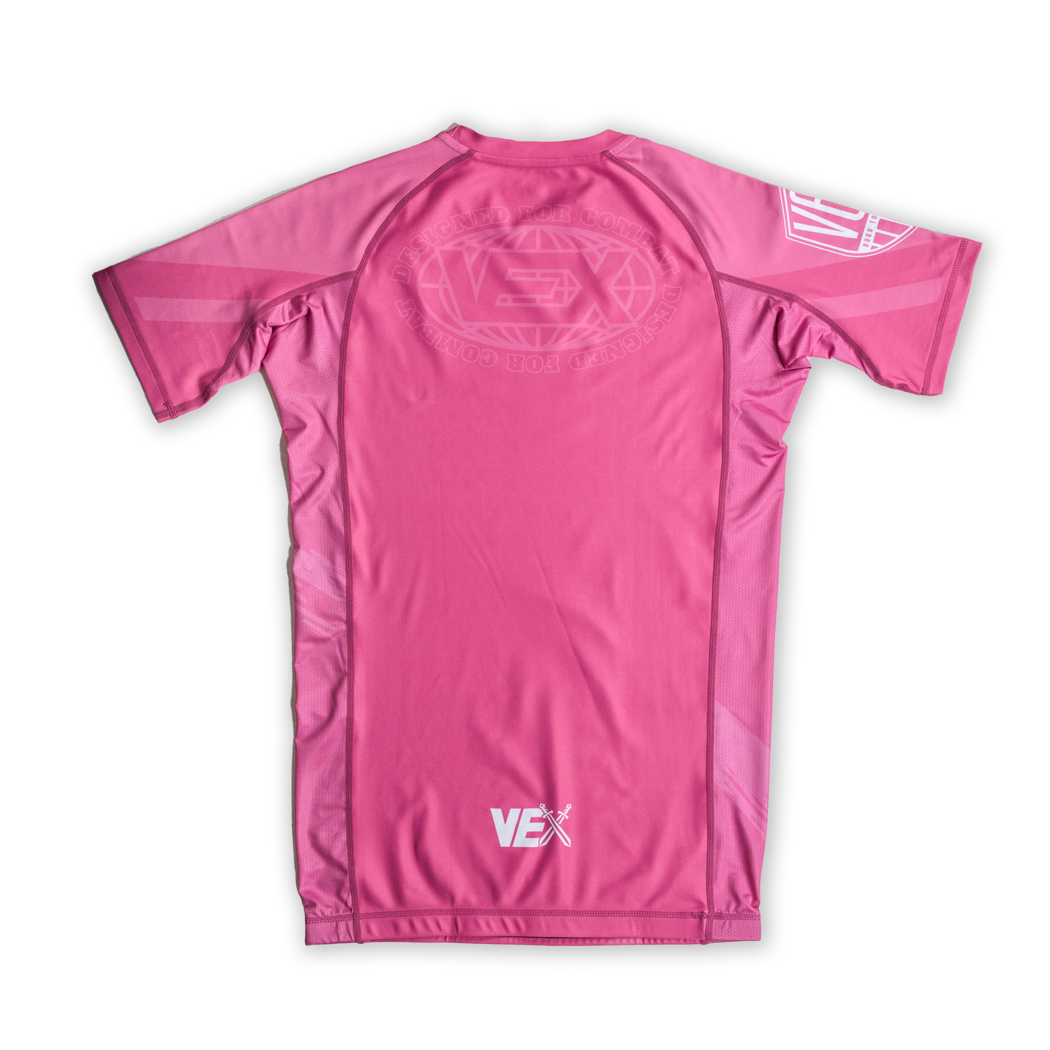 APEX SERIES (SALMON PINK) SHORT SLEEVE RASH GUARD