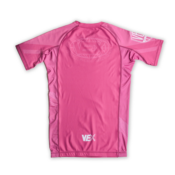 APEX SERIES (SALMON PINK) SHORT SLEEVE RASH GUARD