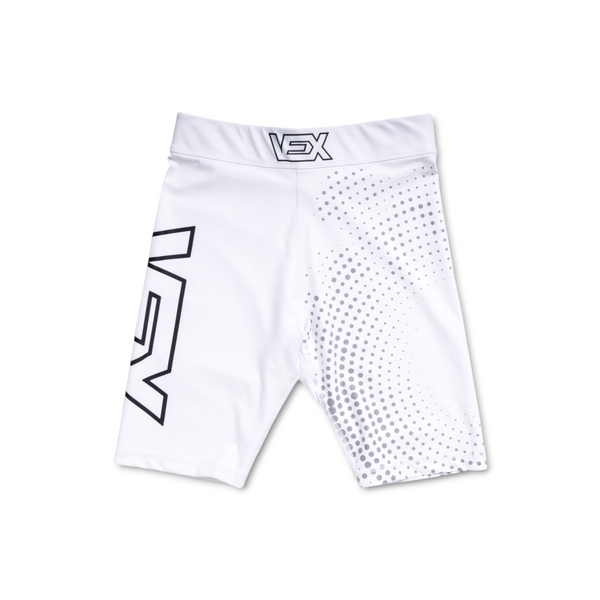 Mirage Compression MMA Shorts - White | VEX MMA