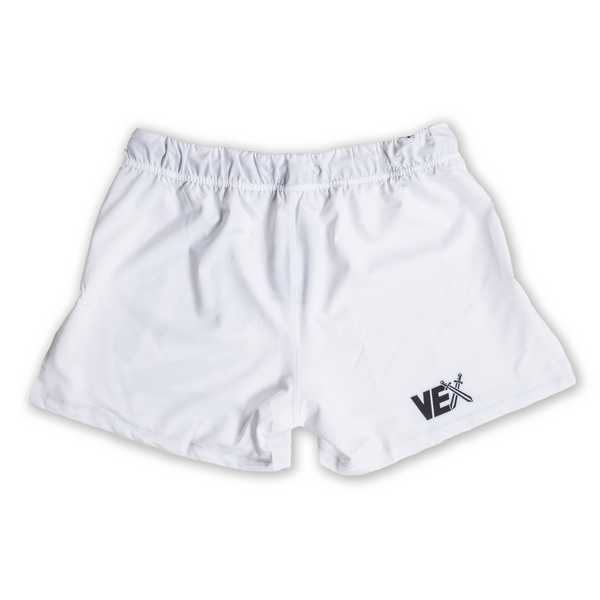 APEX SERIES (WHITE) HYBRID MMA SHORTS