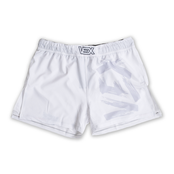 APEX SERIES (WHITE) HYBRID MMA SHORTS